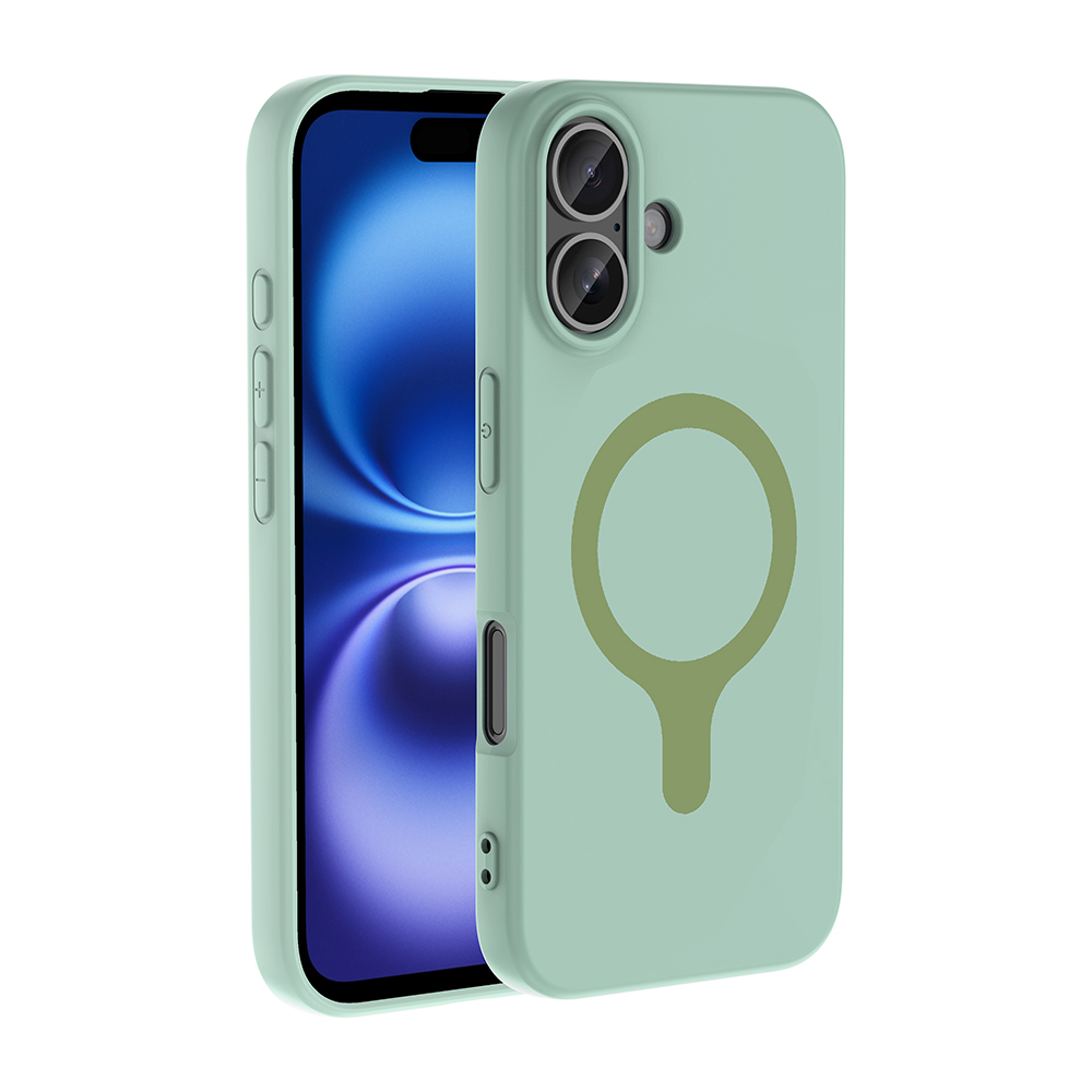 Apple iPhone 17 Uyumlu Kılıf M-Safe Şarj Özellikli Zore Aris Silikon Kapak