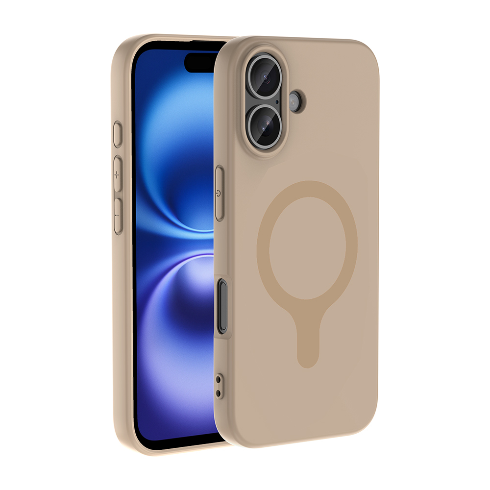 Apple iPhone 17 Uyumlu Kılıf M-Safe Şarj Özellikli Zore Aris Silikon Kapak