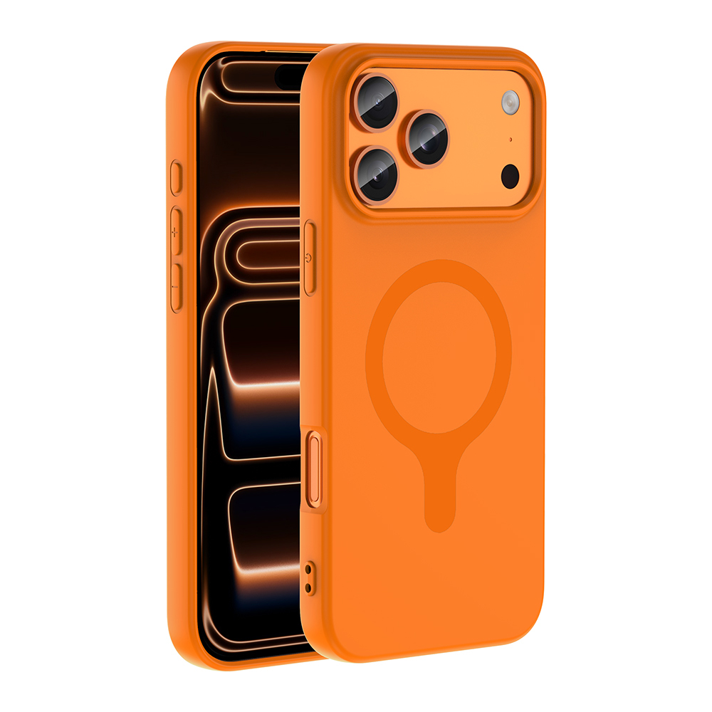 Apple iPhone 17 Pro Uyumlu Kılıf M-Safe Şarj Özellikli Zore Aris Silikon Kapak