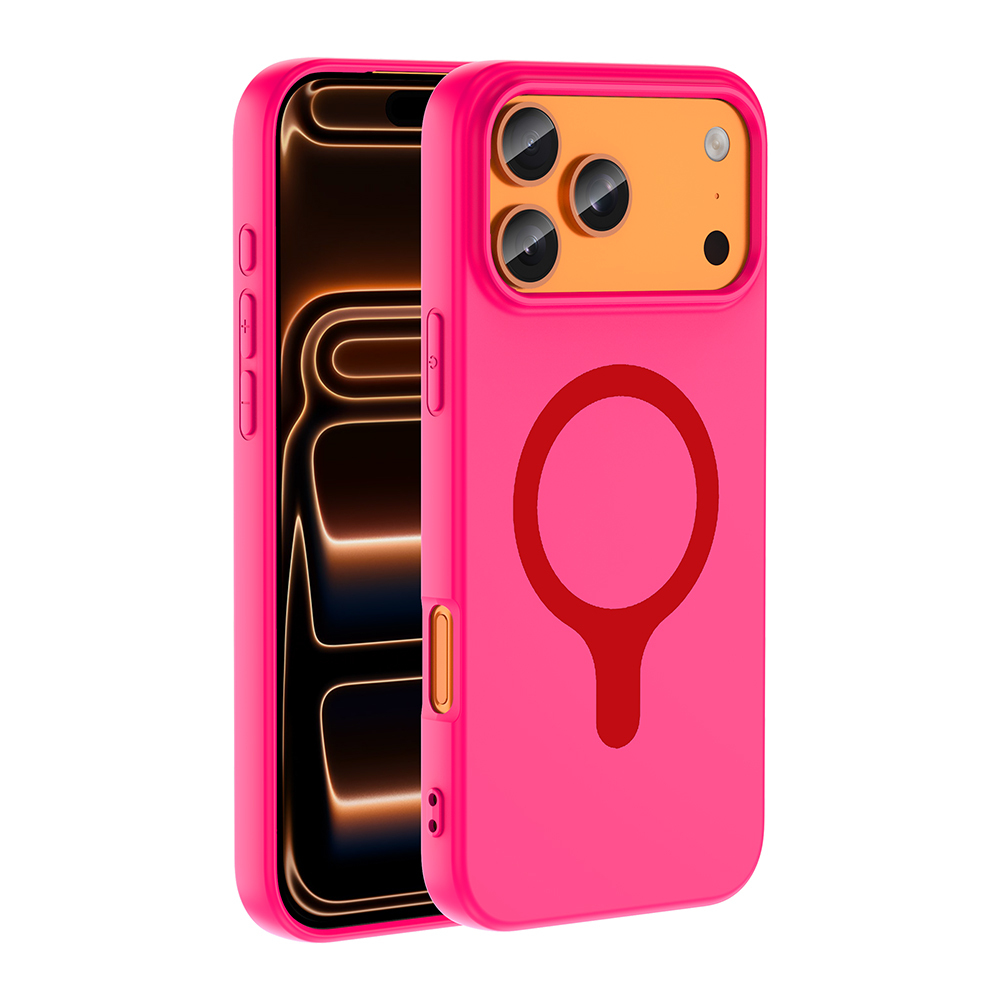Apple iPhone 17 Pro Uyumlu Kılıf M-Safe Şarj Özellikli Zore Aris Silikon Kapak