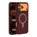 Apple iPhone 17 Pro Max Uyumlu Kılıf M-Safe Şarj Özellikli Zore Aris Silikon Kapak