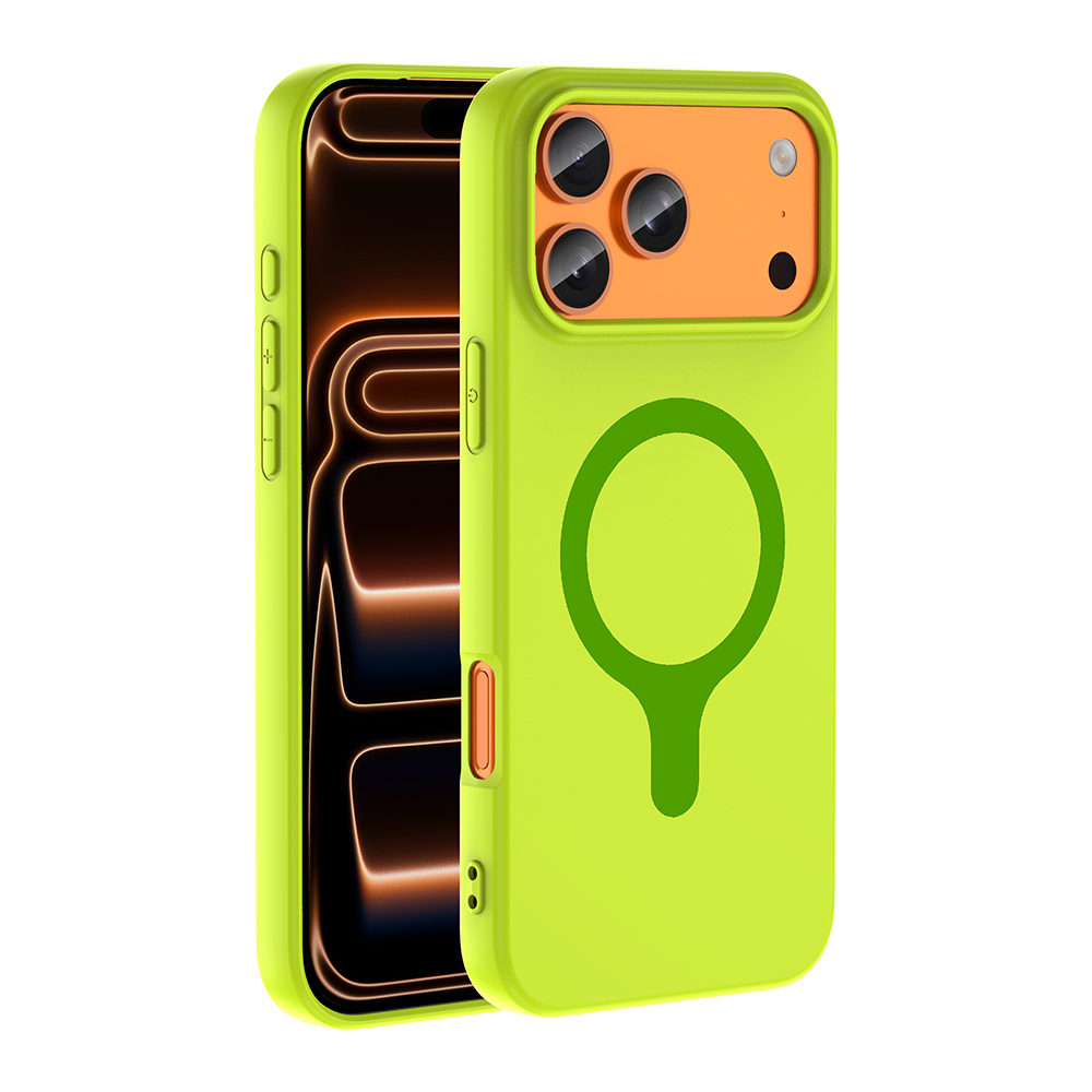 Apple iPhone 17 Pro Max Uyumlu Kılıf M-Safe Şarj Özellikli Zore Aris Silikon Kapak