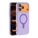 Apple iPhone 17 Pro Max Uyumlu Kılıf M-Safe Şarj Özellikli Zore Aris Silikon Kapak