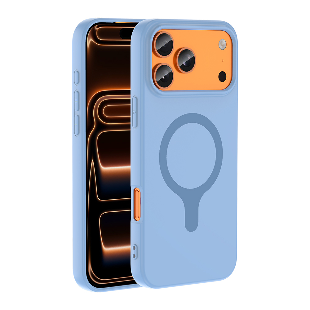 Apple iPhone 17 Pro Max Uyumlu Kılıf M-Safe Şarj Özellikli Zore Aris Silikon Kapak