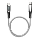 Micflip A08 Type-C to Type-C Dijital LED Göstergeli Data ve Şarj Kablosu 140W 1M