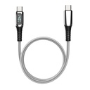 Micflip A08 Type-C to Type-C Dijital LED Göstergeli Data ve Şarj Kablosu 140W 1M