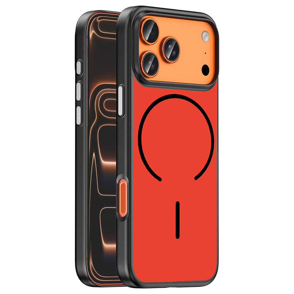 Apple iPhone 17 Pro Uyumlu Kılıf M-Safe Şarj Özellikli Zore Lora PC Kapak
