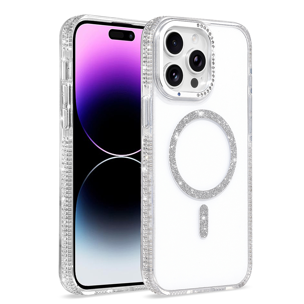 Apple iPhone 14 Pro Max Uyumlu Kılıf M-safe Şarj Özellikli Zore Tera Silikon Kapak