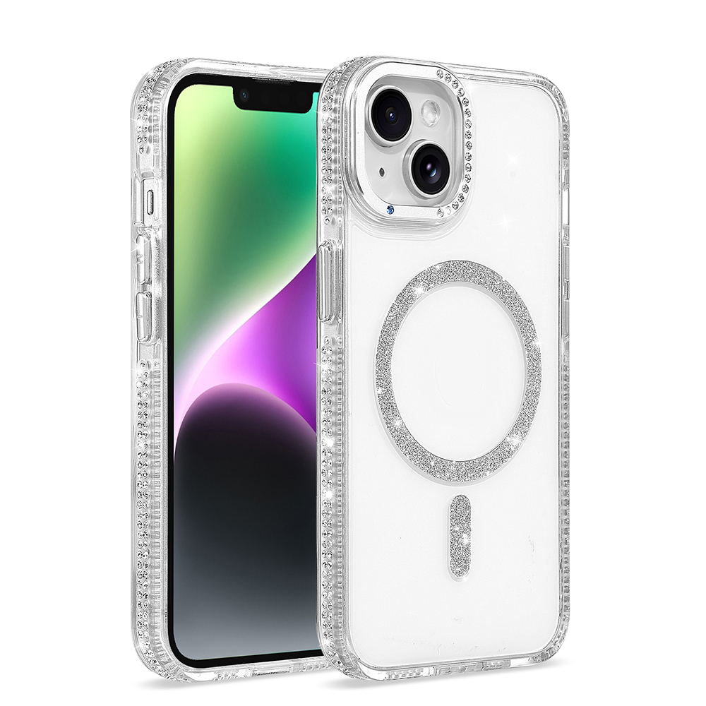 Apple iPhone 13 Uyumlu Kılıf M-safe Şarj Özellikli Zore Tera Silikon Kapak