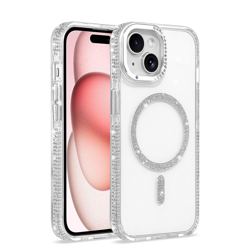 Apple iPhone 15 Uyumlu Kılıf M-safe Şarj Özellikli Zore Tera Silikon Kapak