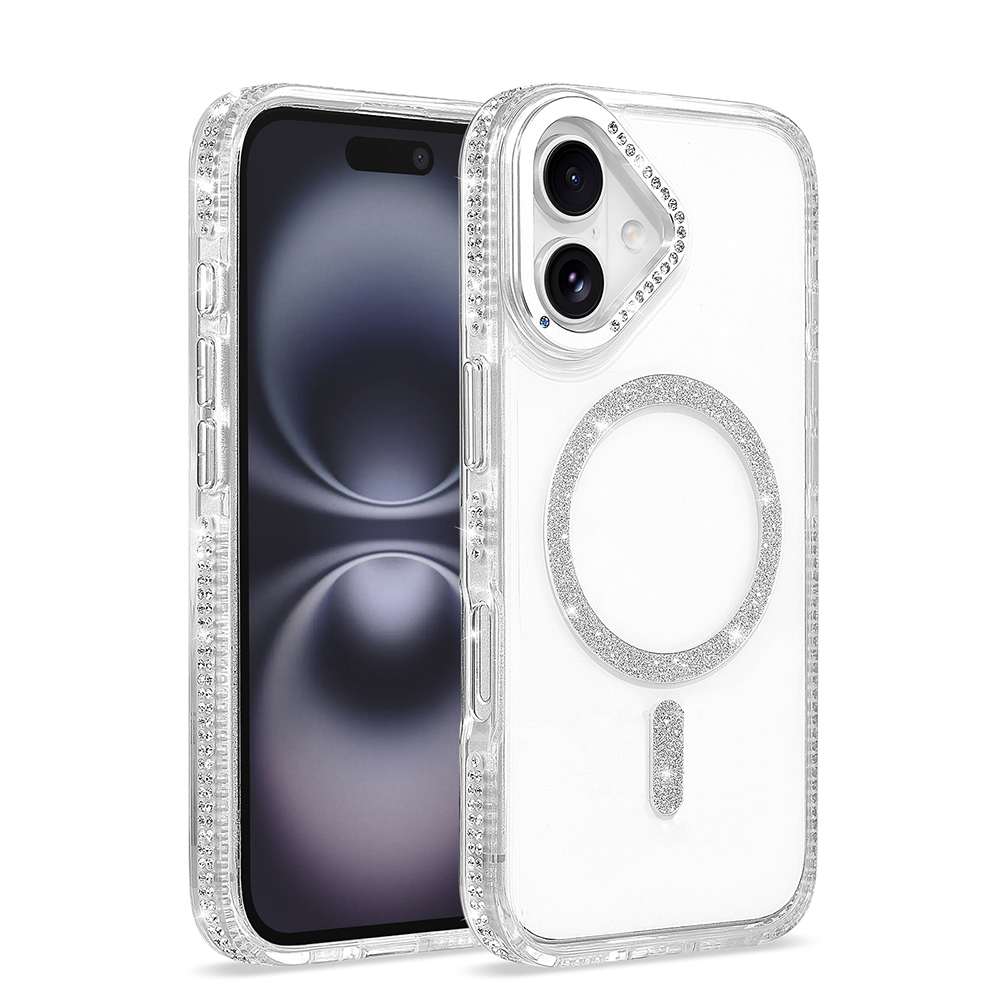 Apple iPhone 16 Uyumlu Kılıf M-safe Şarj Özellikli Zore Tera Silikon Kapak