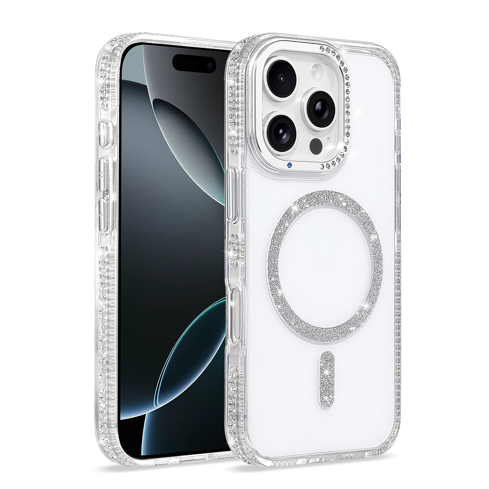 Apple iPhone 16 Pro Uyumlu Kılıf M-safe Şarj Özellikli Zore Tera Silikon Kapak