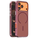 Apple iPhone 17 Pro Uyumlu Kılıf M-Safe Şarj Özellikli Zore Lora PC Kapak