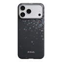 Apple iPhone 17 Pro Max Uyumlu Kılıf M-safe Şarj Özellikli Aramid Fiber Pitaka Sakura Hours Serisi Kapak