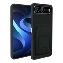 Infinix Hot 60i 5G Uyumlu Kılıf Kartlıklı TPU Zore Bikart Kapak
