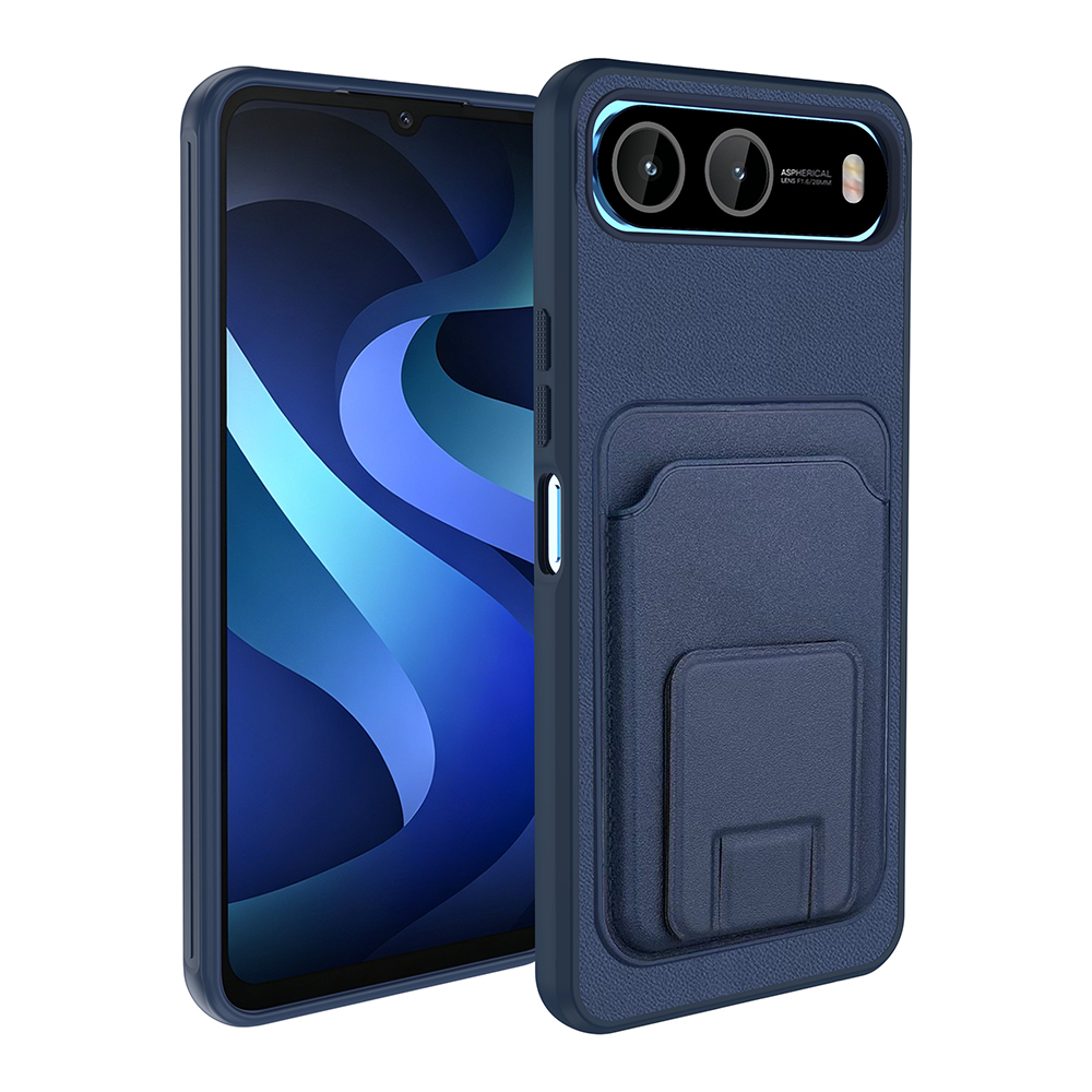 İnfinix Hot 60 Uyumlui 5G Kılıf Kartlıklı TPU Zore Bikart Kapak