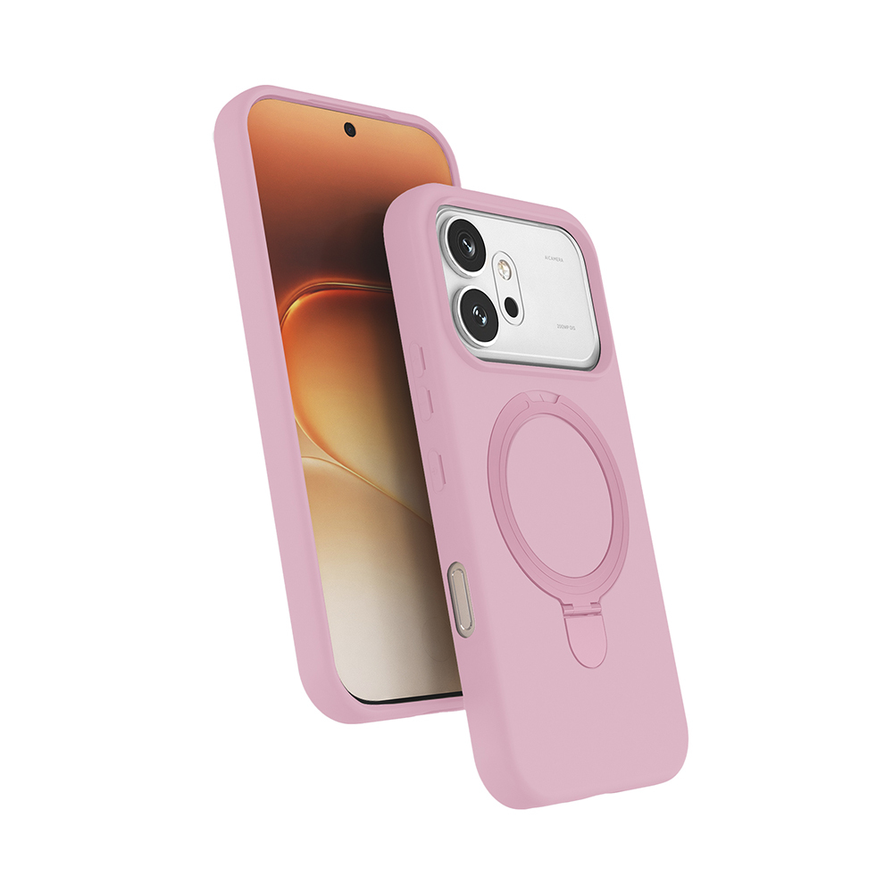 Honor 600 5G Uyumlu Kılıf M-safe Şarj Özellikli Standlı Zore Samara Kapak