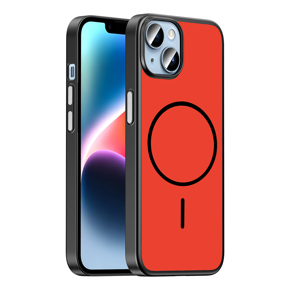 Apple iPhone 13 Uyumlu Kılıf M-Safe Şarj Özellikli Zore Lora PC Kapak