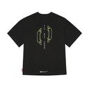 Skinarma Cypher Kısa Kollu Oversize Unisex Bisiklet Yaka Tişört