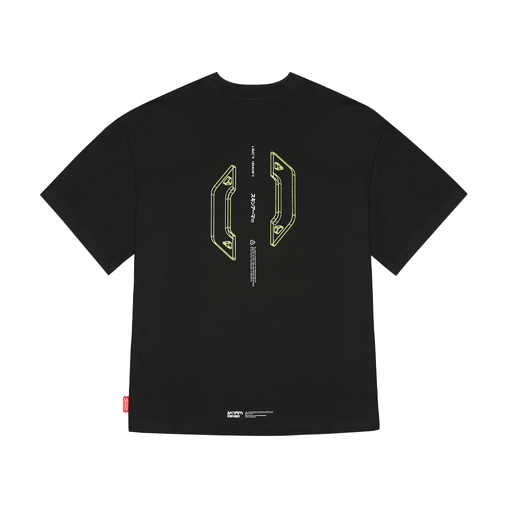 Skinarma Cypher Kısa Kollu Oversize Unisex Bisiklet Yaka Tişört