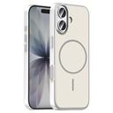Apple iPhone 16 Uyumlu Kılıf M-Safe Şarj Özellikli Zore Lora PC Kapak