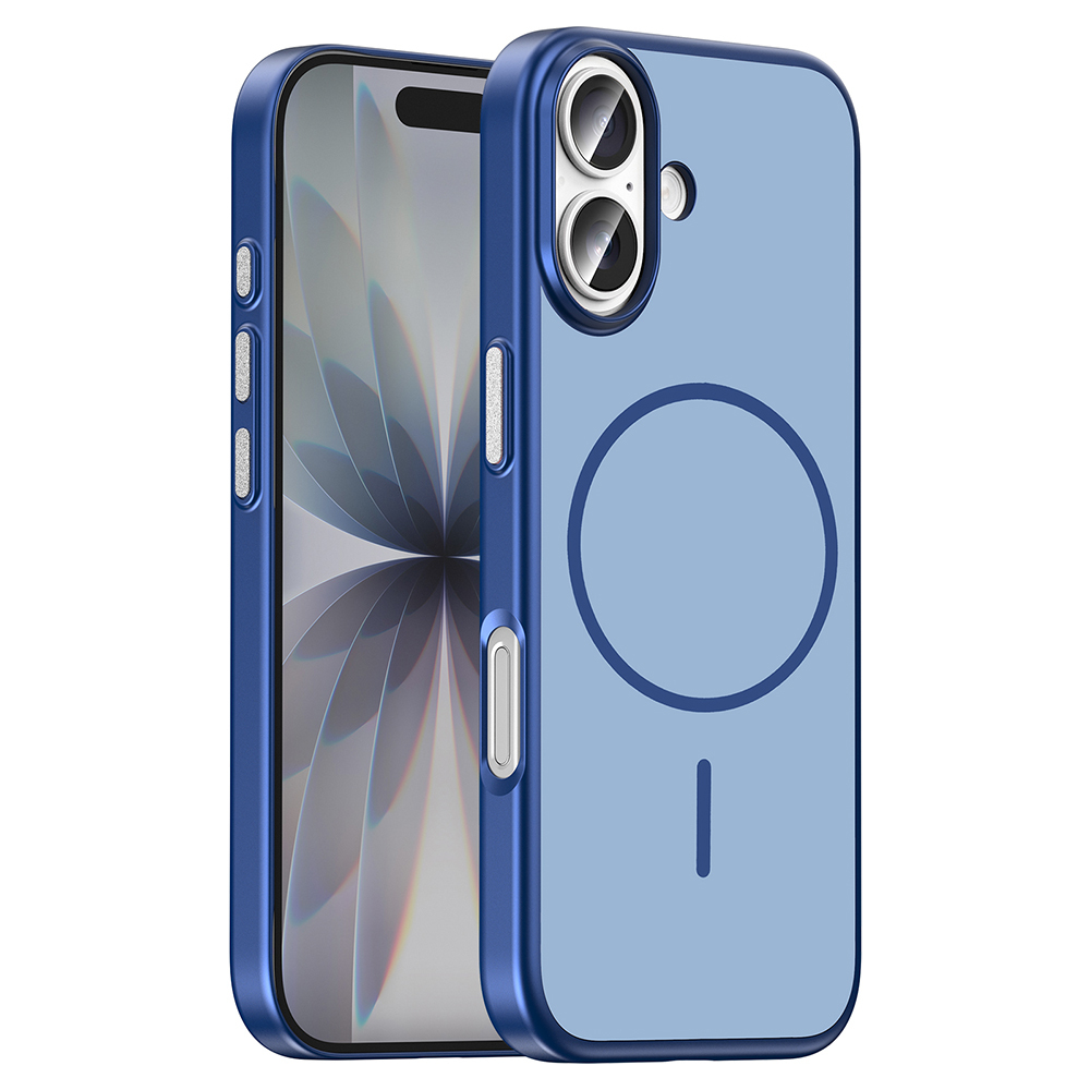 Apple iPhone 16 Uyumlu Kılıf M-Safe Şarj Özellikli Zore Lora PC Kapak