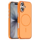 Apple iPhone 16 Uyumlu Kılıf M-Safe Şarj Özellikli Zore Lora PC Kapak
