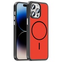 Apple iPhone 14 Pro Max Uyumlu Kılıf M-Safe Şarj Özellikli Zore Lora PC Kapak