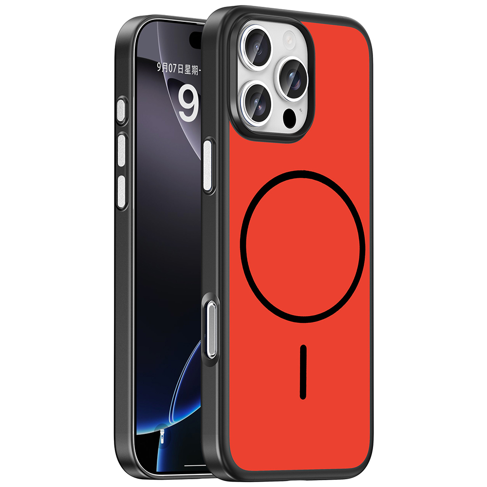 Apple iPhone 16 Pro Uyumlu Kılıf M-Safe Şarj Özellikli Zore Lora PC Kapak
