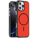Apple iPhone 16 Pro Uyumlu Kılıf M-Safe Şarj Özellikli Zore Lora PC Kapak