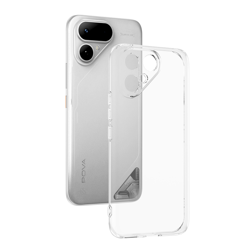 [RNZ-TA132857] Tecno Pova Uyumlu Curve 2 Kılıf Zore Süper Silikon Kapak