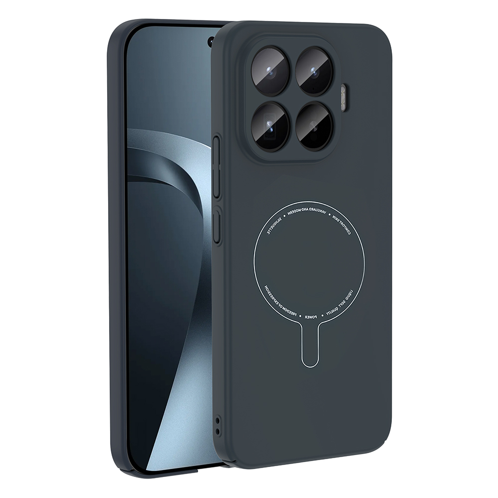 Xiaomi 17T Uyumlu Kılıf M-Safe Şarj Özellikli Kamera Korumalı Zore Elio Sert PC Kapak