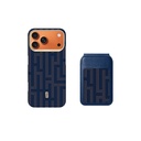 Apple iPhone 17 Pro Uyumlu Kılıf Raptic 2in1 Bundle Kit Aramid Skin Grid Serisi Kartlık ve Karbon Kapak