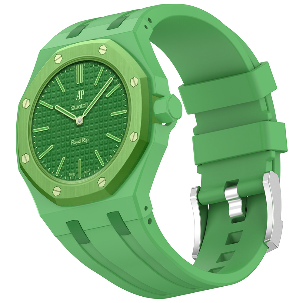 AP-Swatch Royal Pop 12 Zore KRD-158 Silikon Kordon