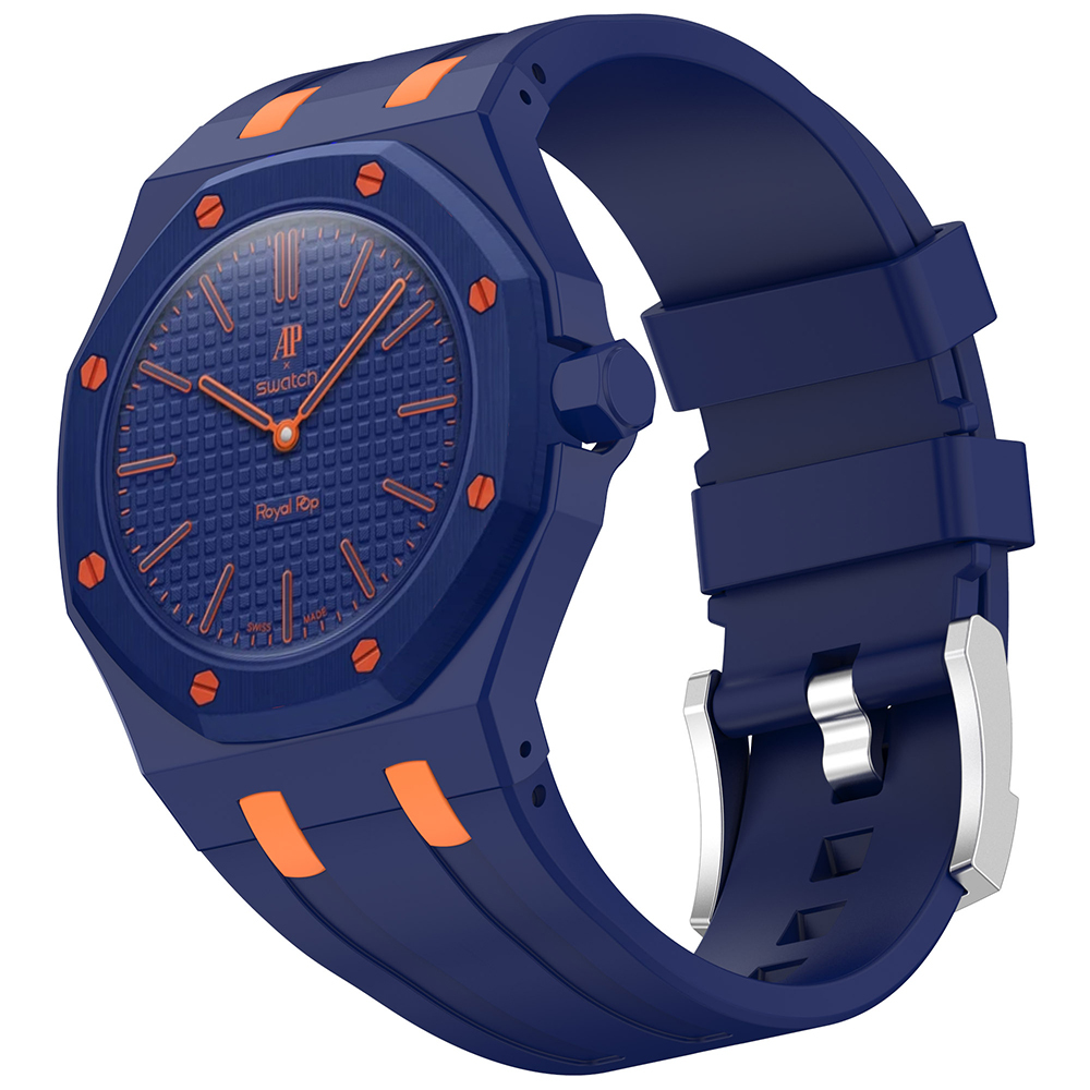 AP-Swatch Royal Pop 12 Zore KRD-158 Silikon Kordon