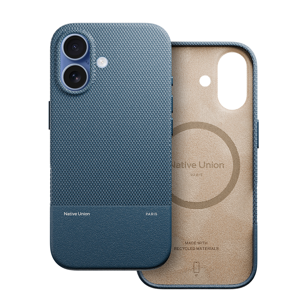 Apple iPhone 17 Uyumlu Kılıf M-safe Şarj Özellikli Deri Dokulu Native Union RE Classic Serisi Kapak