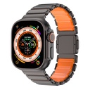 Apple Watch 44mm Uyumlu Mohseven iWatch Titancore No.2 Çelik Kordon