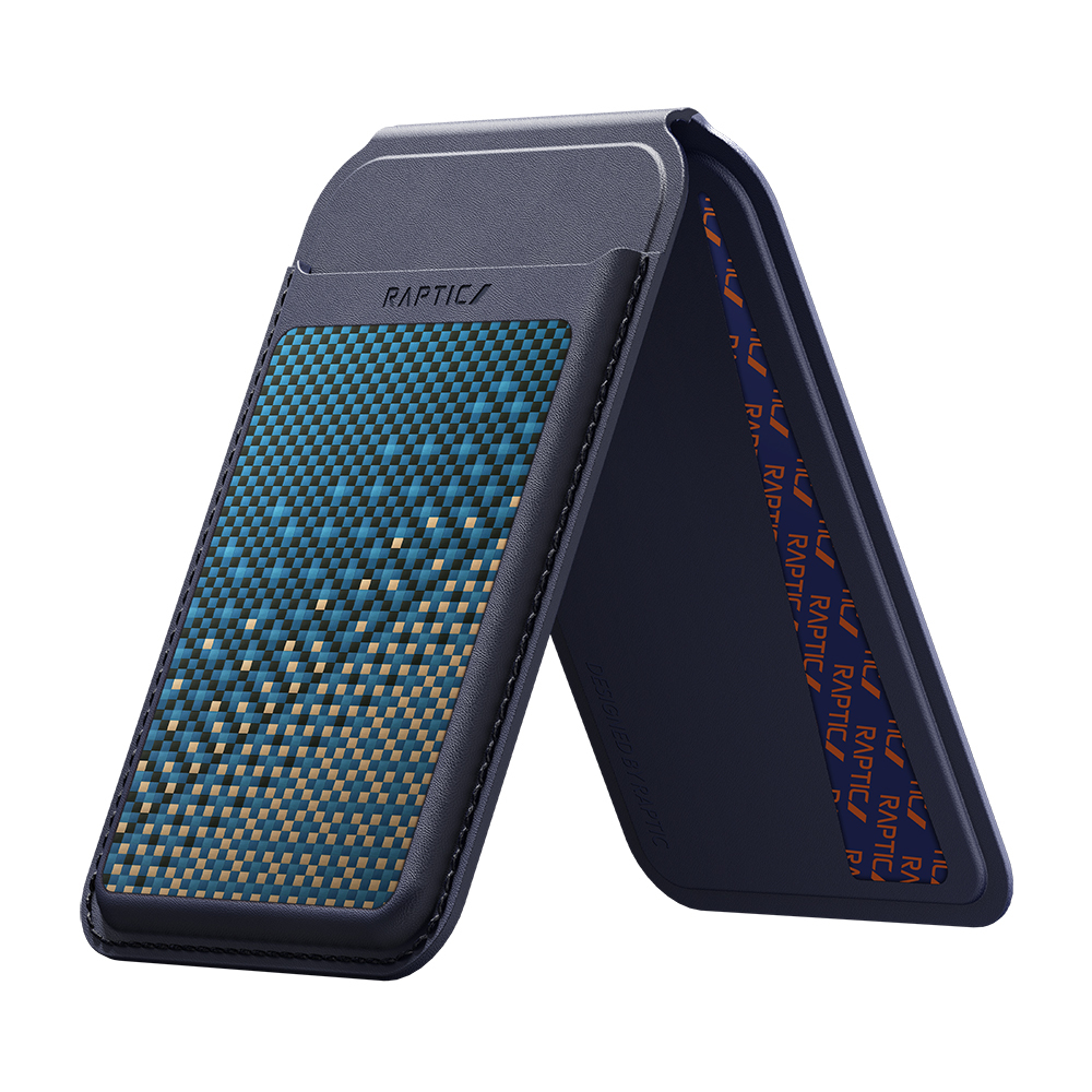 [RNZ-TA137080] Raptic Aramid Serenity Serisi M-Safe Uyumlu Standlı Kartlık (Lacivert)