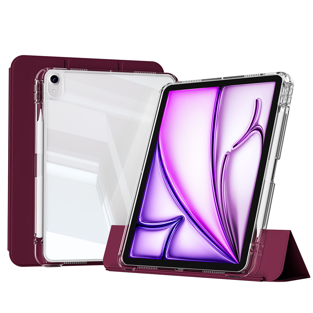 ​Apple iPad Air 11 2024 Uyumlu Kılıf Magnetik Ayrılabilen Airbagli Zore Sliding Tablet Kılıfı