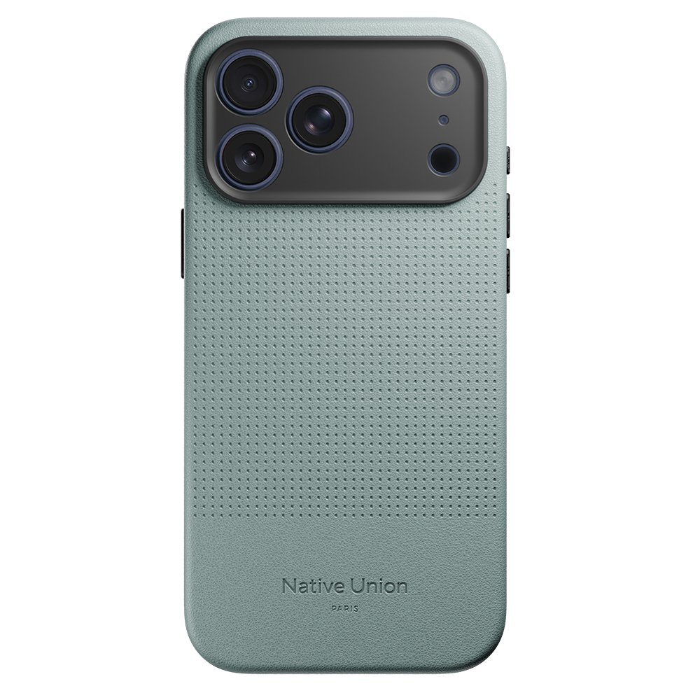 Apple iPhone 17 Pro Max Uyumlu Kılıf M-safe Şarj Özellikli Deri Dokulu Native Union 2025 Active Serisi Kapak