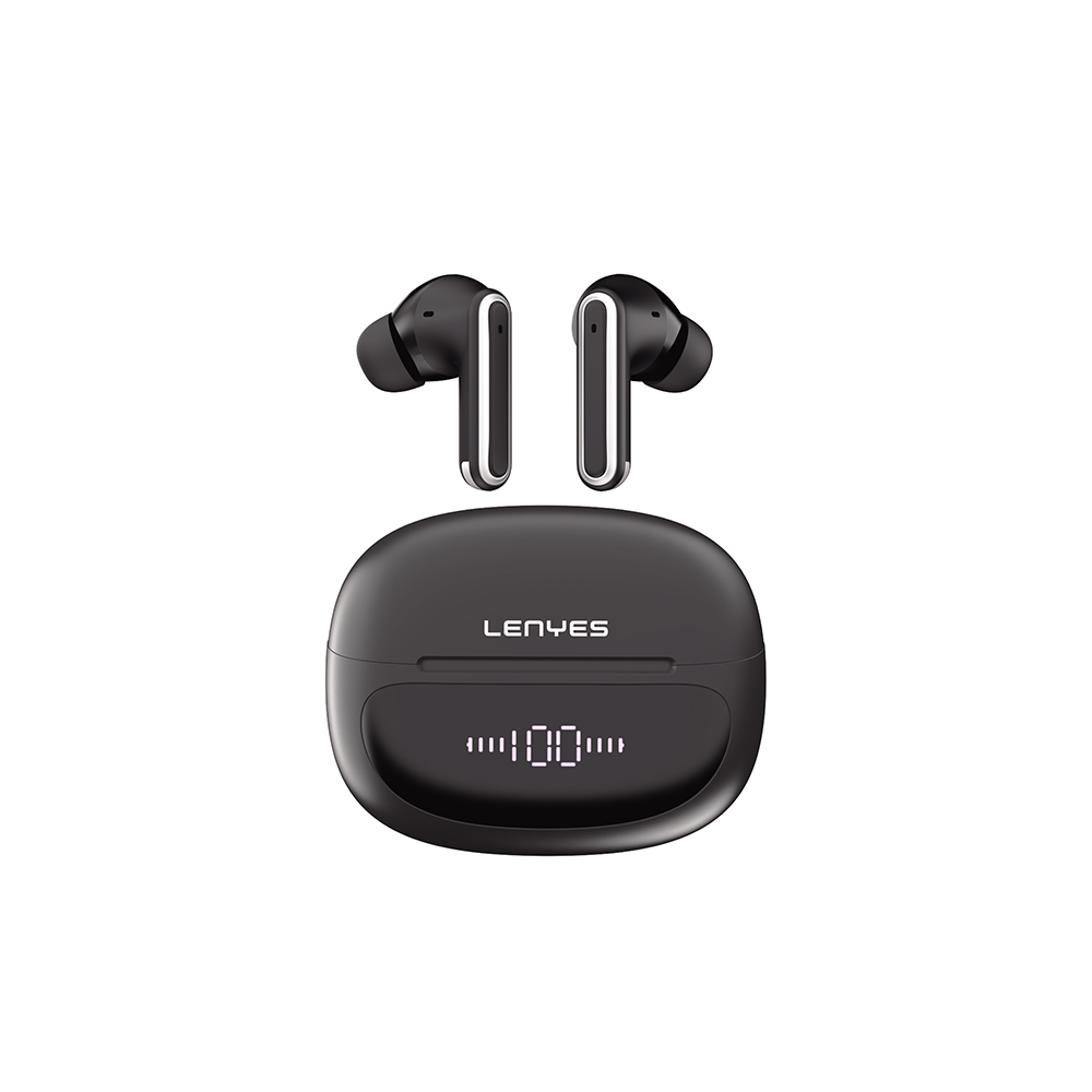 [RNZ-TA137127] Lenyes Air 107 ANC/ENC Teknolojili 360 Derece Panaromik Ses Özellikli Kulak İçi Bluetooth Kulaklık v6.0 (Siyah)