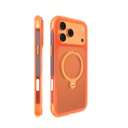 Apple iPhone 17 Pro Uyumlu Kılıf M-safe Şarj Özellikli Standlı Airbag Tasarımlı Mutural Air Shield Serisi Kapak