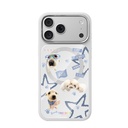 Apple iPhone 17 Pro Uyumlu Kılıf M-safe Şarj Özellikli 3D Baskılı Tasarım Mutural The Dog Serisi Kapak