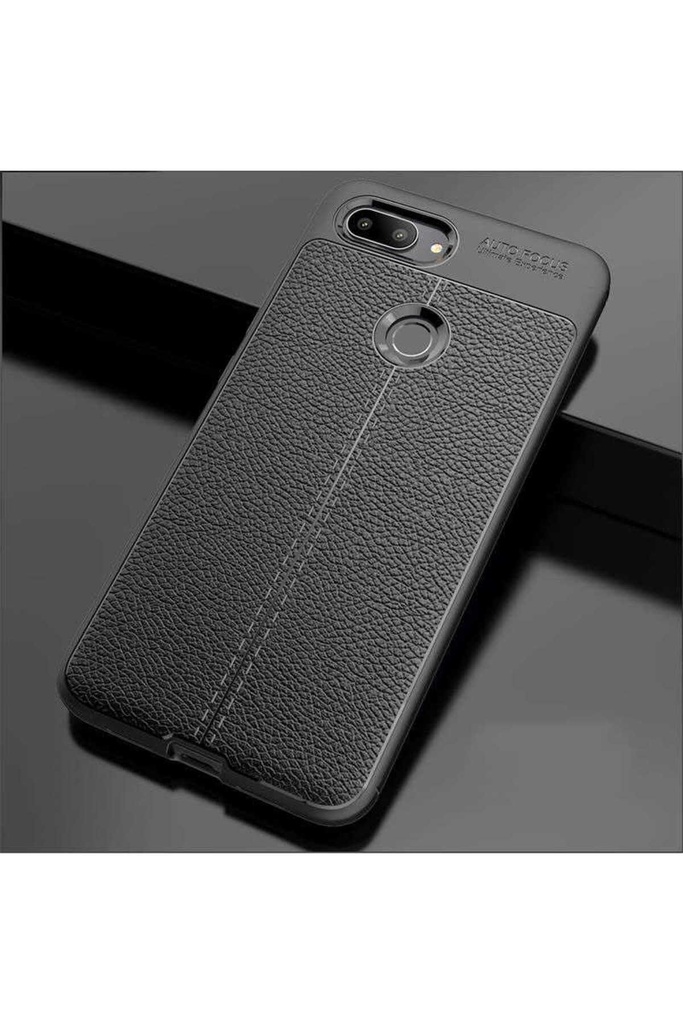 [RNZ-TA17783] Xiaomi Mi 8 Lite Uyumlu Kılıf Zore Niss Silikon Kapak (Siyah)