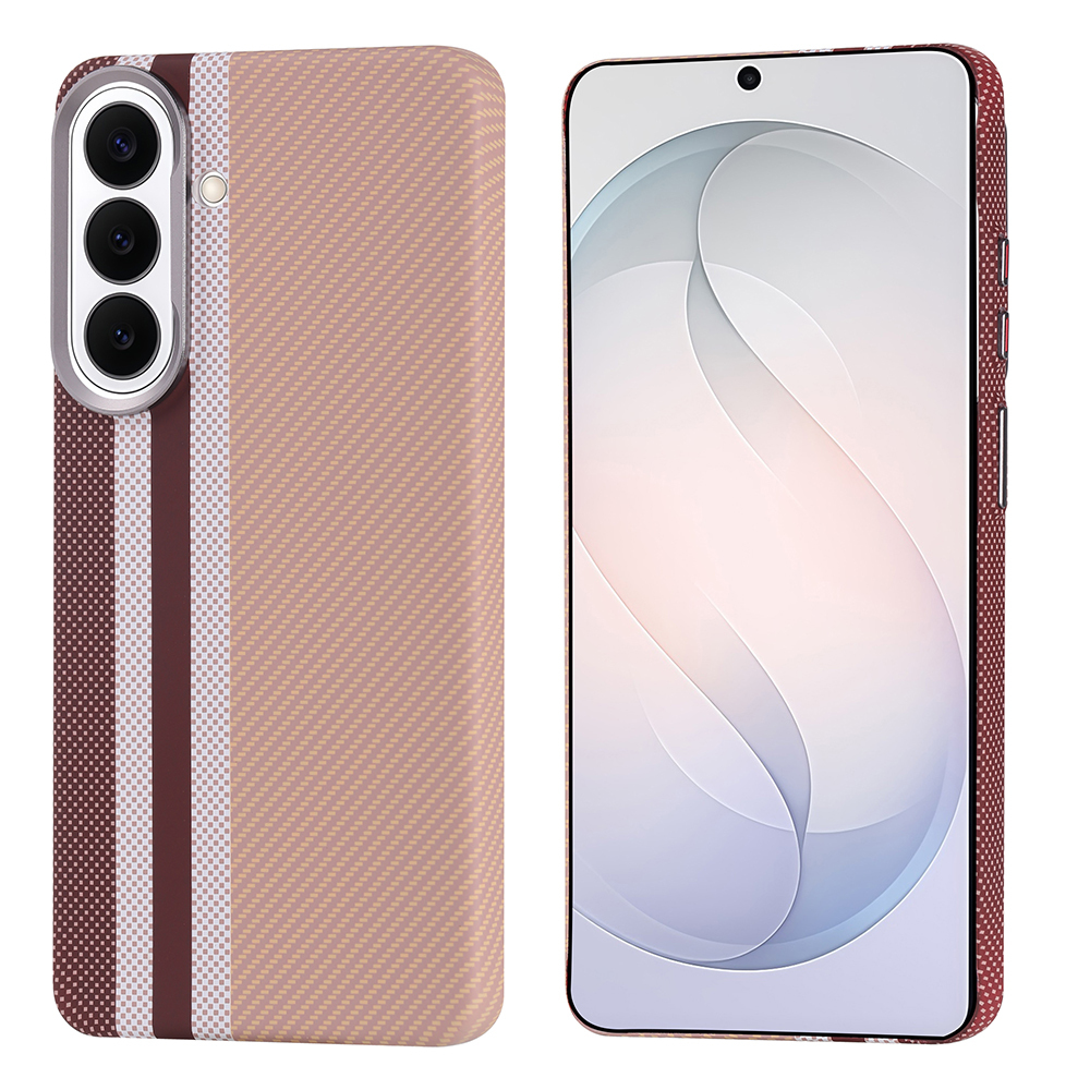 Samsung Galaxy S26 Uyumlu Kılıf M-safe Şarj Özellikli Karbon Fiber Görünümlü Zore Nekst Kapak