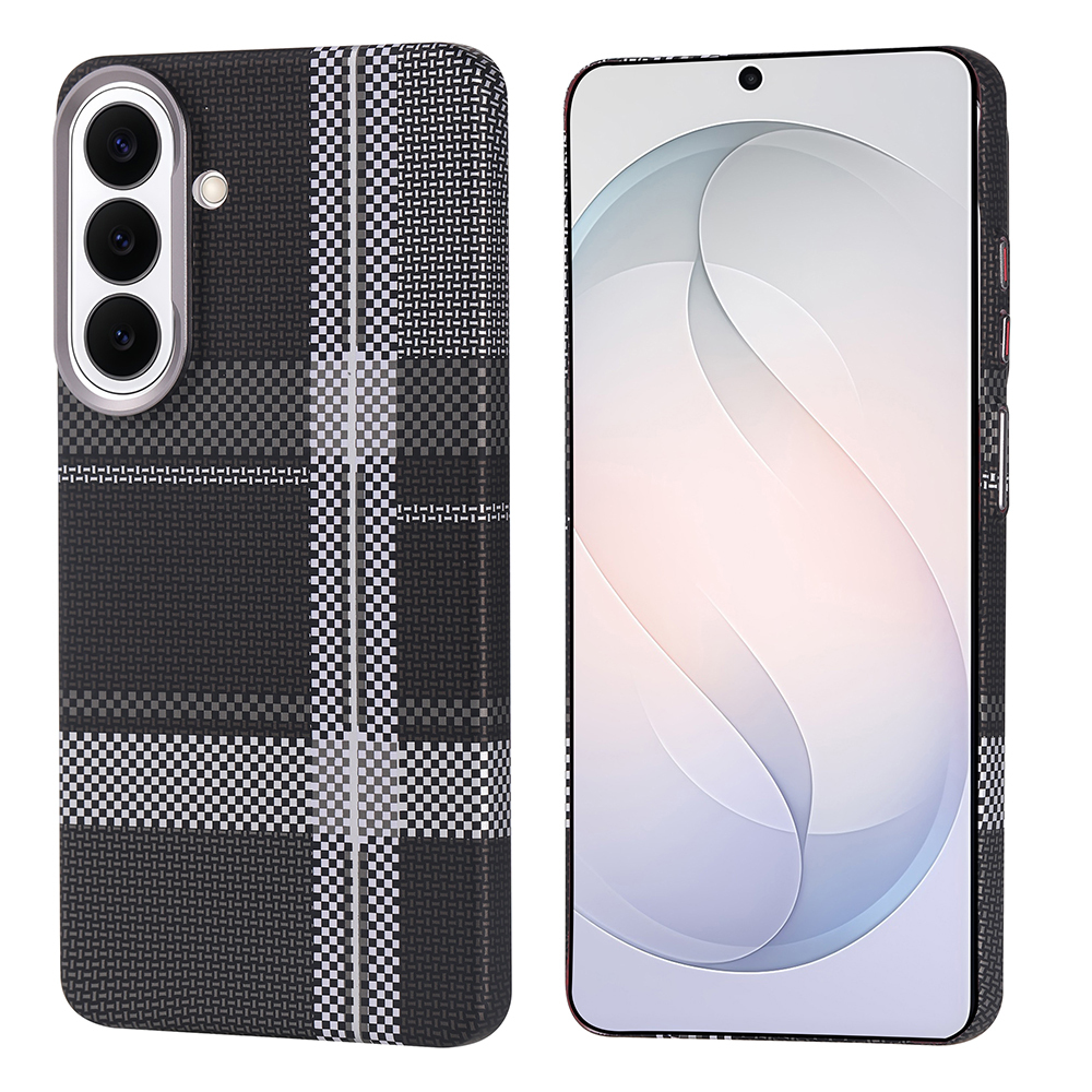 Samsung Galaxy S26 Uyumlu Kılıf M-safe Şarj Özellikli Karbon Fiber Görünümlü Zore Nekst Kapak