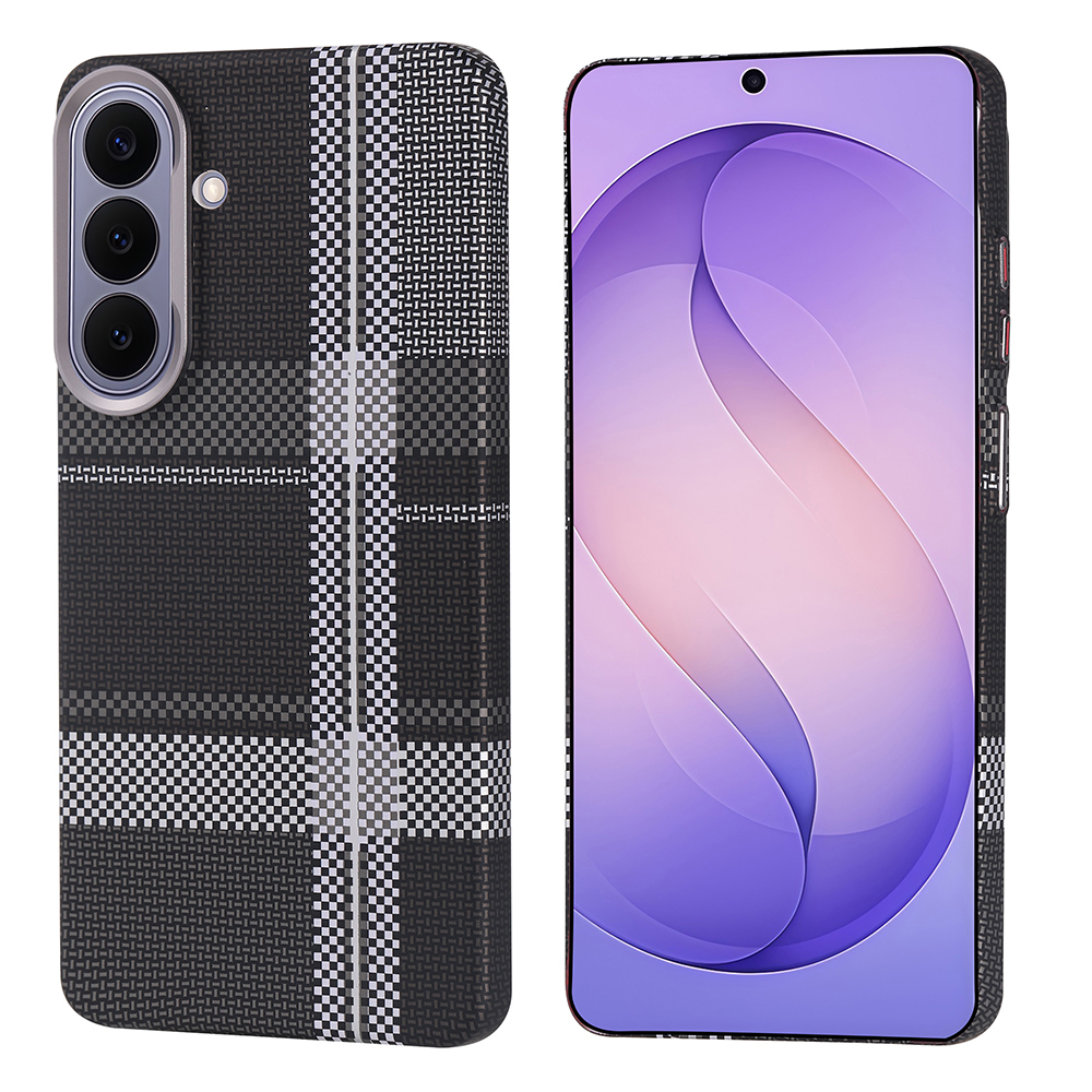 Samsung Galaxy S26 Plus Uyumlu Kılıf M-safe Şarj Özellikli Karbon Fiber Görünümlü Zore Nekst Kapak