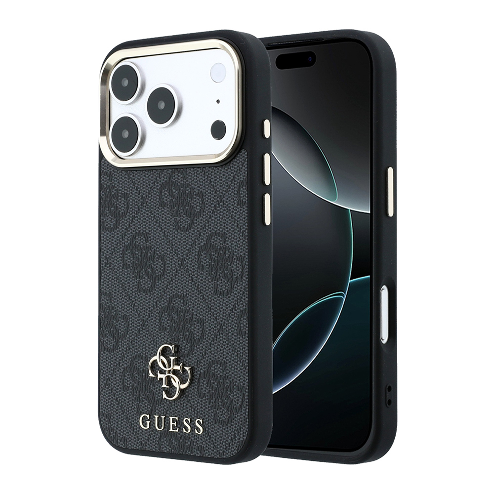 Apple iPhone 17 Pro Uyumlu Kılıf Guess Orjinal Lisanslı M-safe Şarj Özellikli Small 4G Classic Logolu Kapak