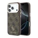 Apple iPhone 17 Pro Uyumlu Kılıf Guess Orjinal Lisanslı M-safe Şarj Özellikli Small 4G Classic Logolu Kapak