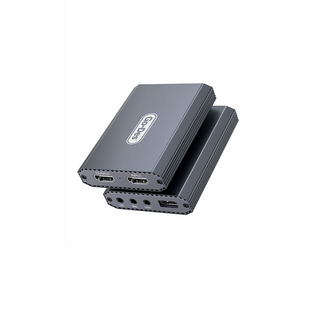 [RNZ-TA133292] Go Des GD-6908 HDTV Ses ve Video Adaptörü USB-A/Hdmi/3.5mm/4K Ultra HD 60hz